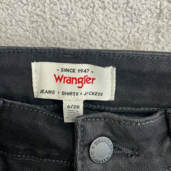NEW Wrangler Women's Size 6 High-Rise Black Bootcut Stretch Jeans - Picture 8 of 11